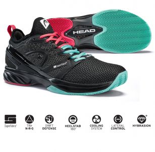 Теннисная обувь Head SPRINT SF Clay Men BKTE - 25 см (Eur. 39)